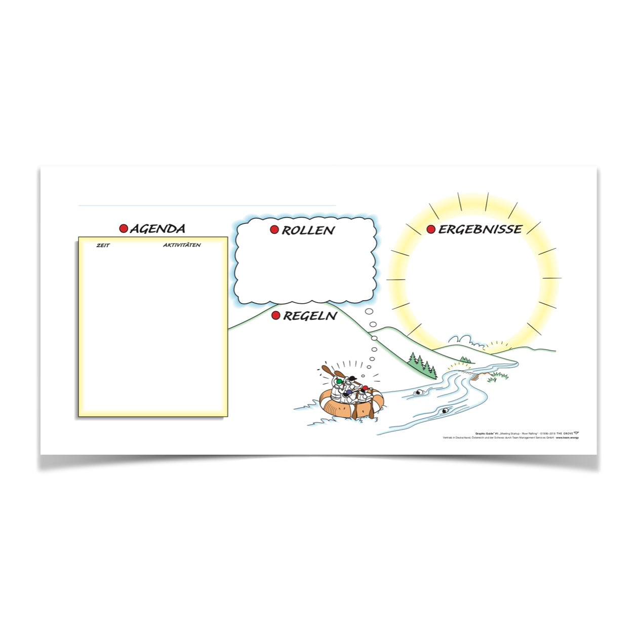 Graphic Guide "Meeting Startup - River Rafting" (3er Pack)