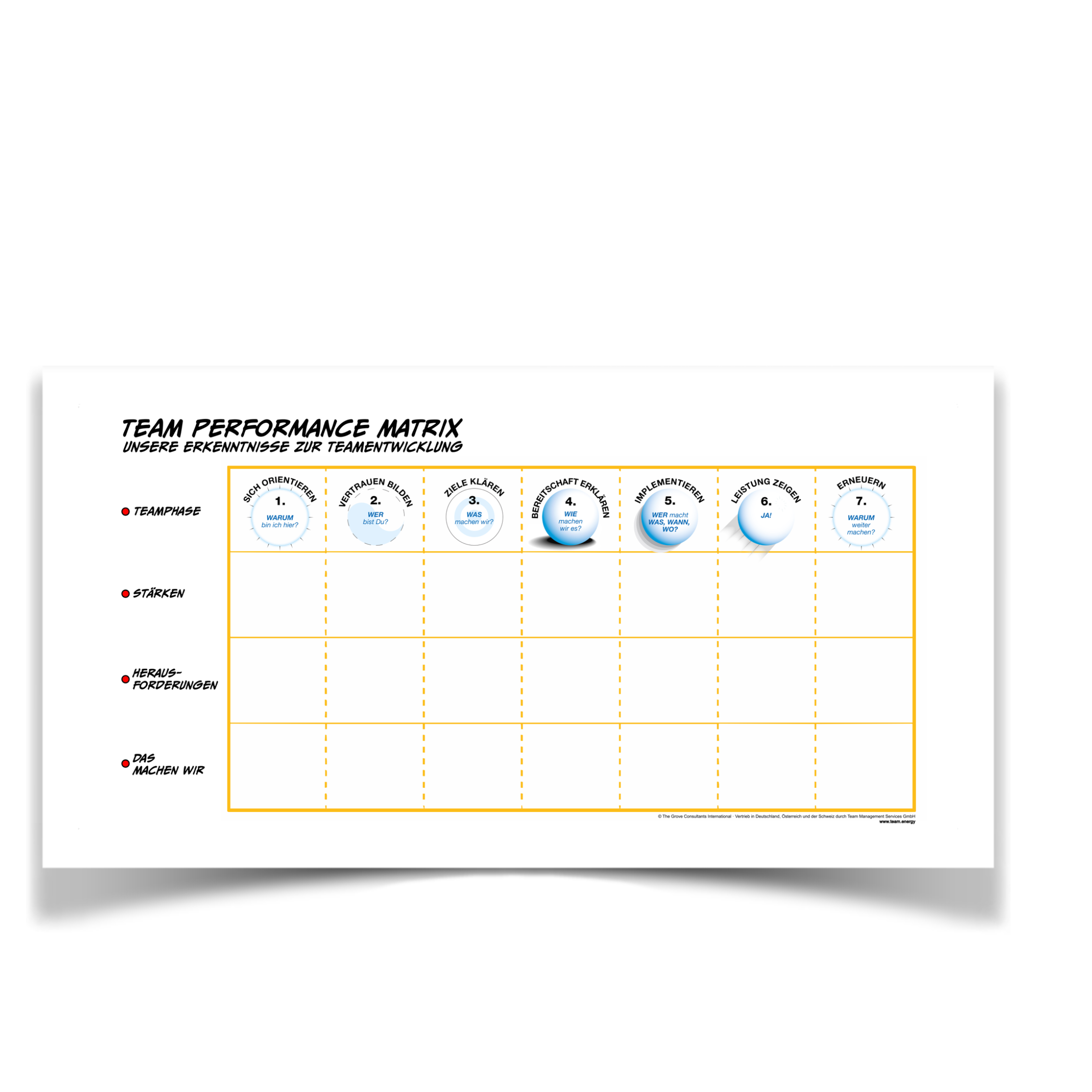 Graphic Guide - Team Performance Matrix (3er Pack) – TMS Shop